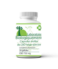 Capsules de CBD bio